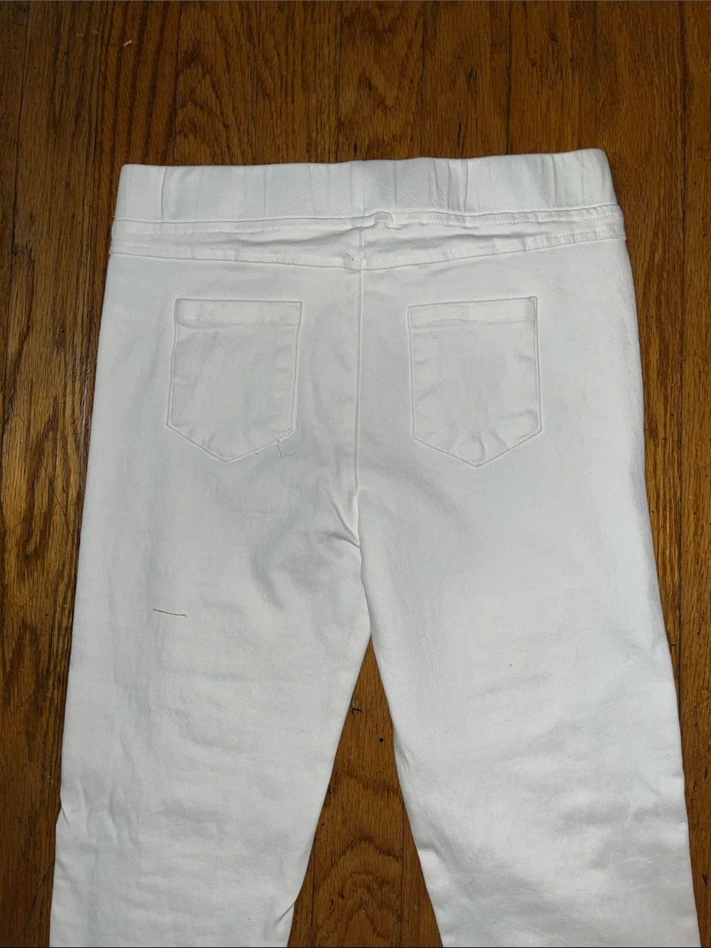 NWT Umgee High Waist White Distressed Jeggings with Front Panel Detailing Medium